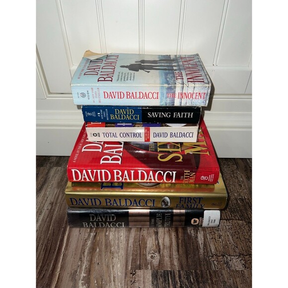 Lot 6 David Baldacci 4x first edition hardcover, paperback book collection - Picture 5 of 9